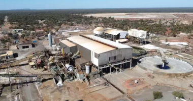 The Endeavor Mine in Cobar where Polymetals Resources mines for silver and zinc.