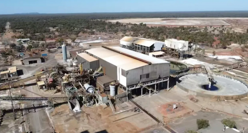 The Endeavor Mine in Cobar where Polymetals Resources mines for silver and zinc.