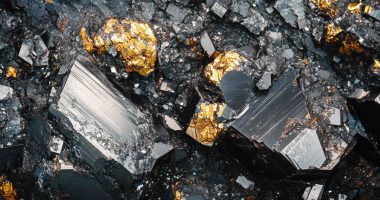Gold antimony concept AI gen