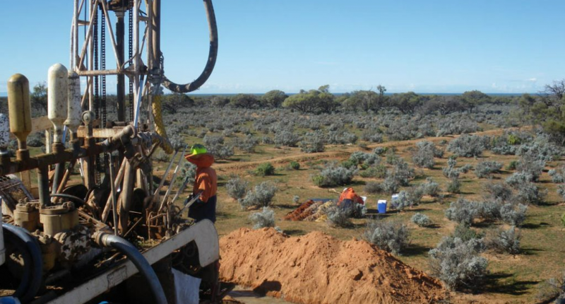 Alligator Energy workers on-site at Samphire