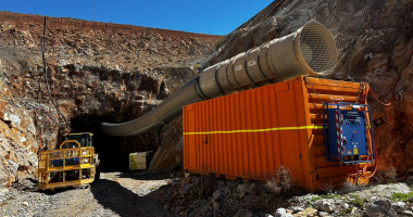 Working gear at the Radio Mine owned by WIN Metals