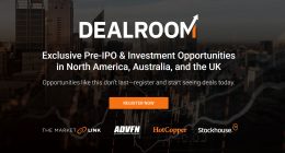 The DealRoom homepage on HotCopper.