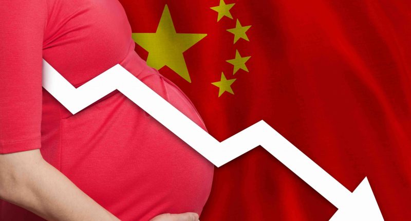 China birthrate concept