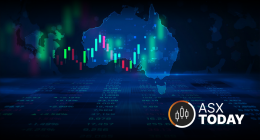 The ASX Today feature image with a blue Australia silhouette (STOCK) beside The Market Link column branding.