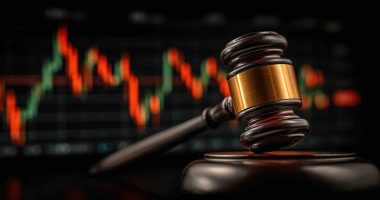 Lawsuit market concept