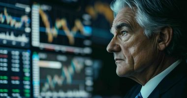 Jerome Powell concept AI gen