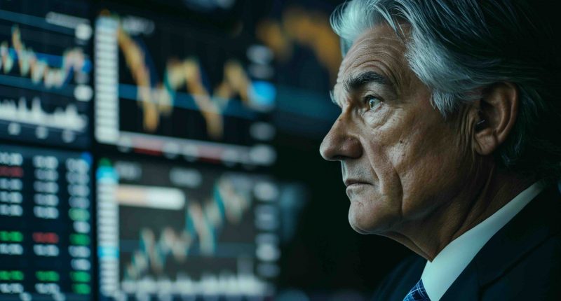 Jerome Powell concept AI gen