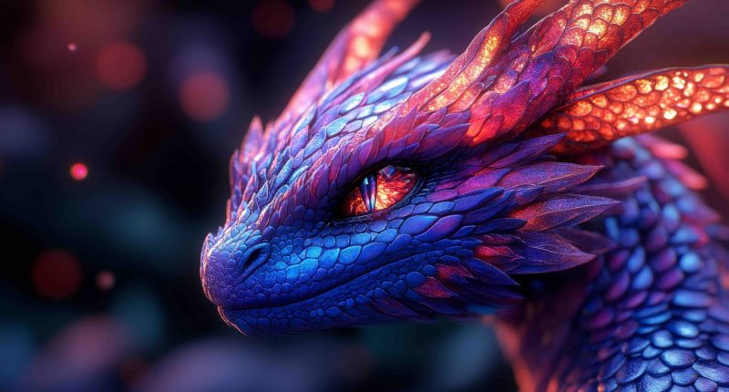 Childrens' dragon animation