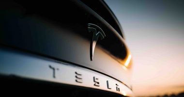 Tesla logo sleek