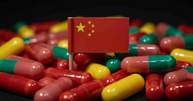 Chinese health market concept