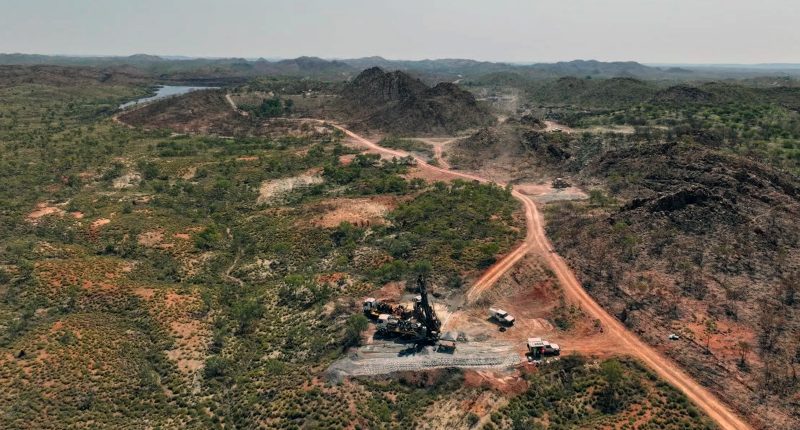 The Radio Gold Project working area, as owned by WIN Metals.