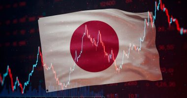 Nikkei share market concept