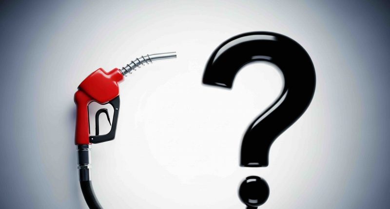 Oil question concept