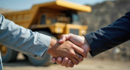 Mining handshake concept