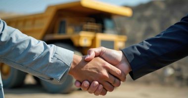 Mining handshake concept