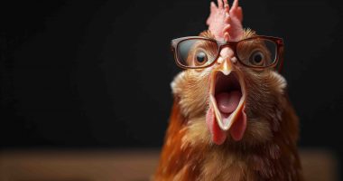 Chicken shocked