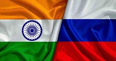 India Russia flag