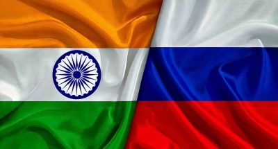 India Russia flag